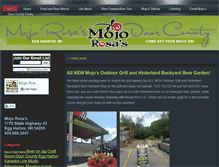 Tablet Screenshot of mojorosas-doorcounty.com